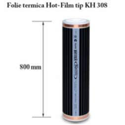 Film de incalzire cu carbon Hot-Film tip KH 308 latime 80 cm Film de incalzire cu carbon Hot-Film tip KH 308 latime 80 cm