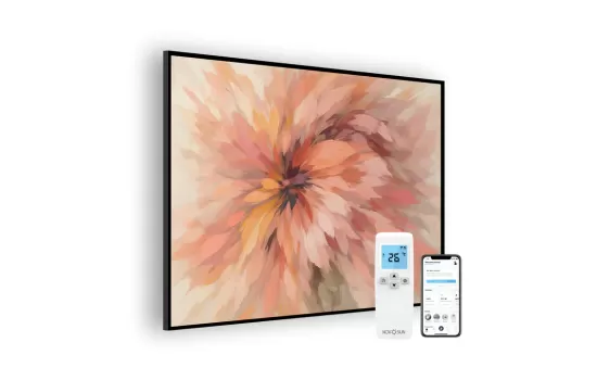 Panou radiant premium NovoSun ART cu termostat cu Wifi si telecomanda  - 1100W