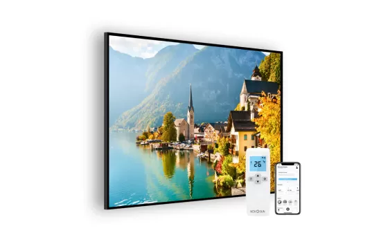 Panou radiant premium NovoSun ART cu termostat cu Wifi si telecomanda  - 1100W