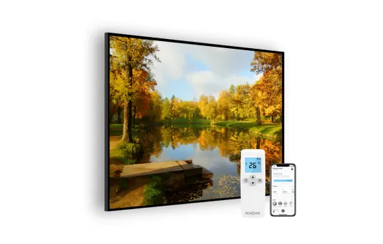 Panou radiant premium NovoSun ART cu termostat cu Wifi si telecomanda  - 1100W