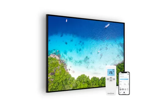 Panou radiant premium NovoSun ART cu termostat cu Wifi si telecomanda  - 1100W