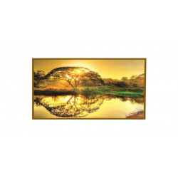 Infrared radiant panel, DRAGUS, printed image Sunset 127/60cm 1200W/950W, 230V, 10kg 40-60mc