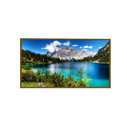 Panou radiant infrarosu DRAGUS, imprimat imagine LAC NATURA MUNTI 125/60cm 900W/700W 10kg 30-45mc