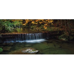 Panou radiant infrarosu DRAGUS, imprimat imagine Cascada 90/60cm 600W/500W 7kg 15-28mc